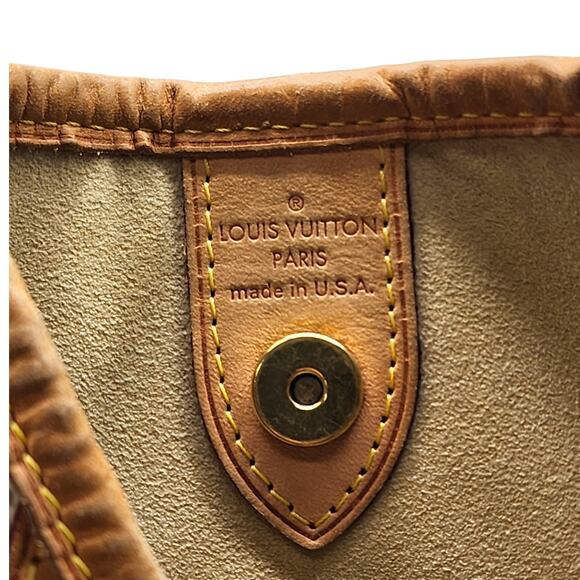 Louis Vuitton Galliera PM Damier Azur Canvas Shoulder Bag Handbag - Picture 5 of 7